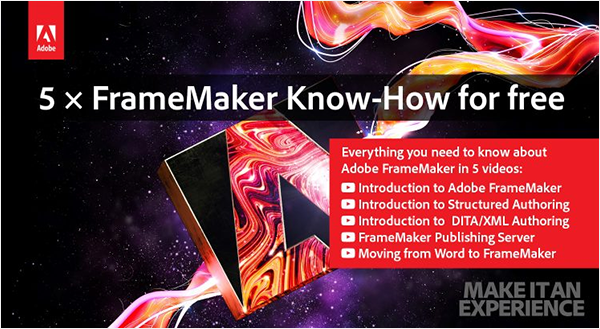 Free Adobe FrameMaker Video Courses