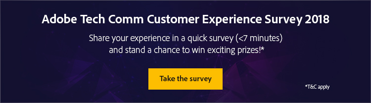 Adobe Tech Comm Customer Experience Survey 2018
