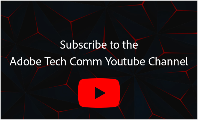 Adobe TCS: Subscribe to our channel on YouTube!