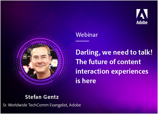 Darling, we need to talk! The future of content interaction experiences is here