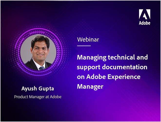 Managing technical and support documentation on Adobe Experience Manager