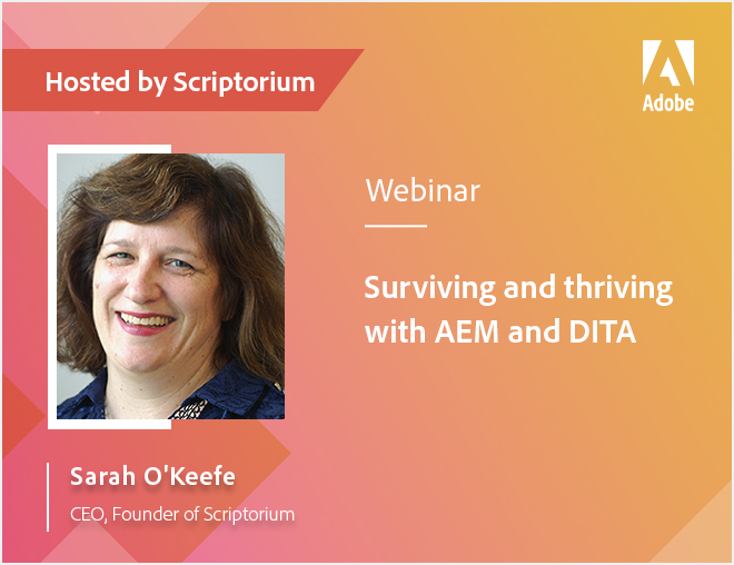 Surviving and thriving with AEM and DITA