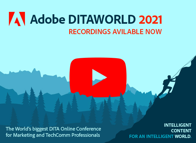 Adobe DITAWORLD 2021 - On-demand recordings - Image