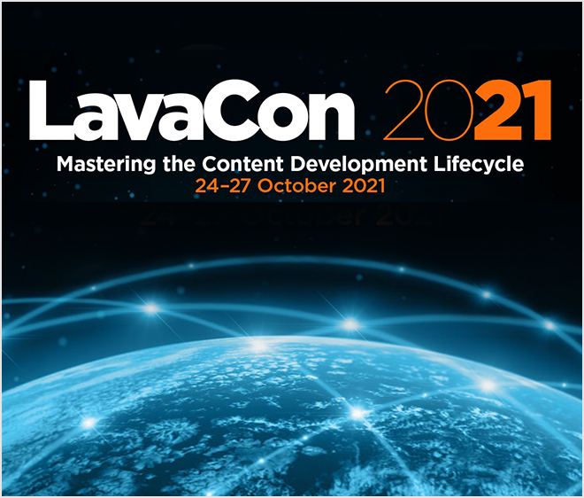 The LavaCon Content Strategy Conference | October 24 - 27, 2021 - Image