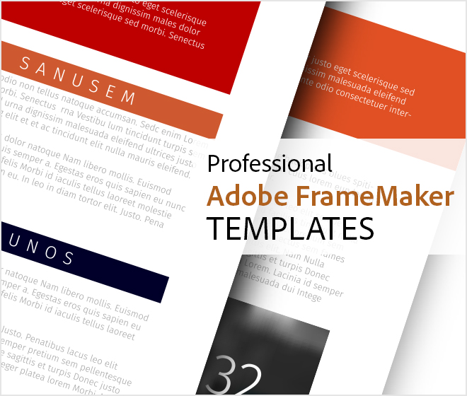 Get a free and non-binding quote on a new Adobe FrameMaker template! - Image