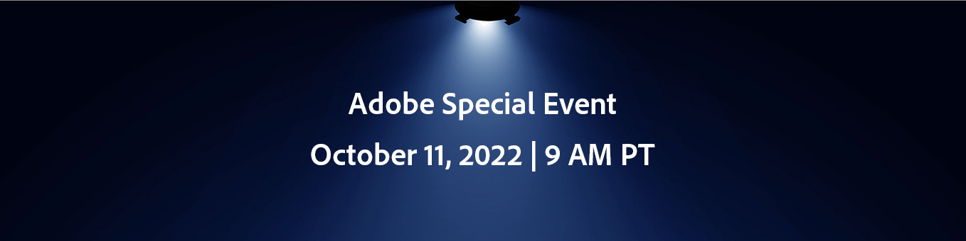Adobe Special Event